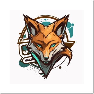 Graffiti Paint Fox Creative Inspiration Posters and Art